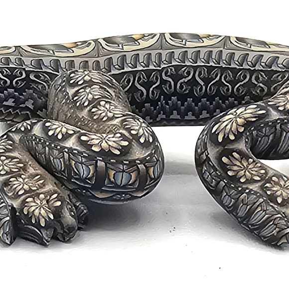 Unique One-of-a-kind Beautiful Stuart Anderson Lizard Figurine, Reptile Art - Picture 6 of 12